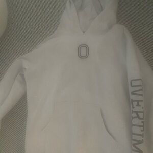 Overtime White Hoodie